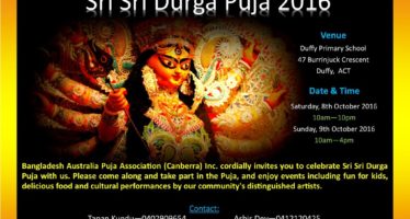 Durga Puja 2016 in Canberra