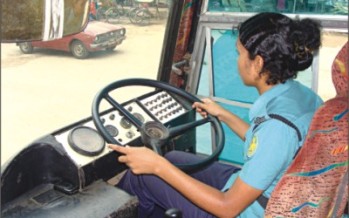 Bangladesh Policewomen take the wheel