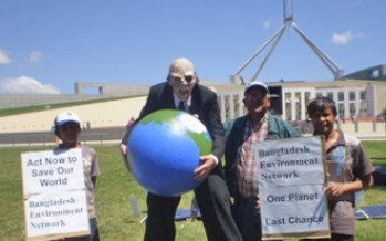 Canberra’s 350 action: Gambling with the Climate