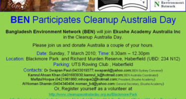 BEN Participates Cleanup Australia Day