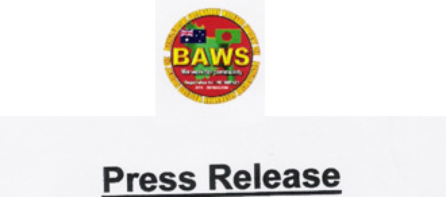 Bangladeshi Australian Welfare Society Inc. Press Release