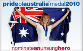 Pride of Austrlia Medal 2010 nomination