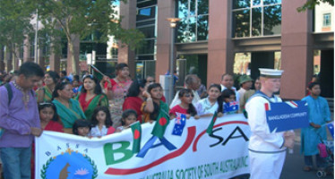 Australia Day Parade in Adelaide