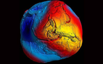 Gravity's impact on Earth revealed in brilliant colour