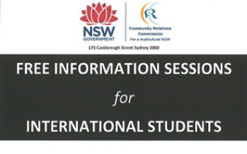 Free Information Sessions for International Students