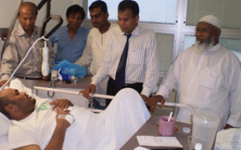 Jashim Chowdhury in Hospital