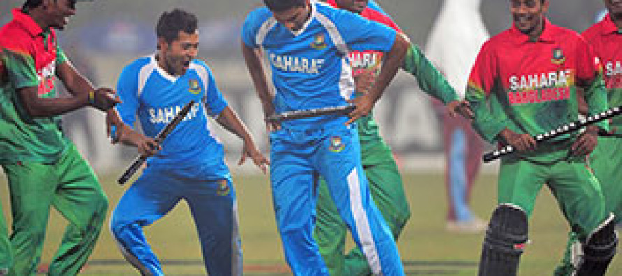 Bangladesh hold nerve to win series
