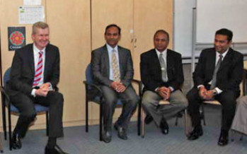 Tony Burke and Mayor- Brian Robson visit Rongdhanu office