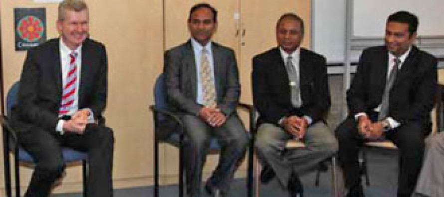 Tony Burke and Mayor- Brian Robson visit Rongdhanu office