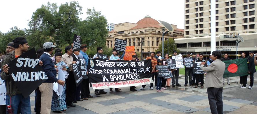 Protest Rally in Adelaide