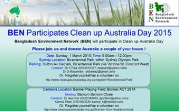 BEN Participates Clean Up Australia Sydney and Canberra