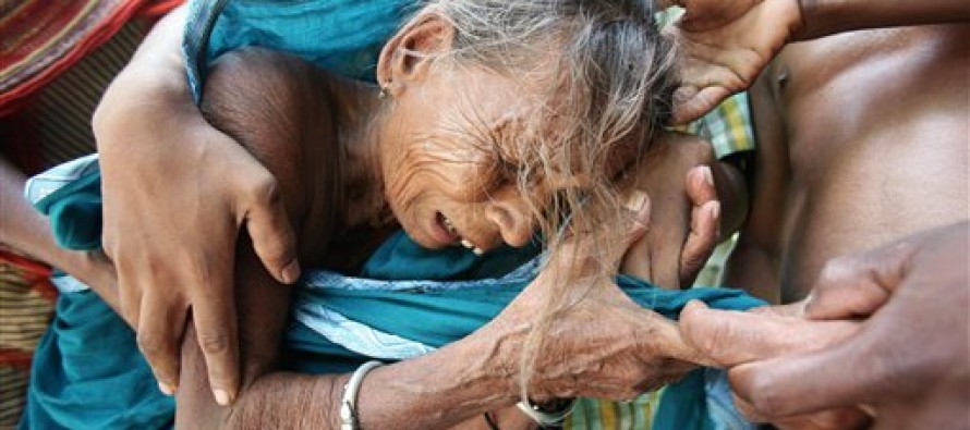Baby survives landslide in Bangladesh