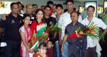 Bangladesh Cricket Team at Darwin, Chowdhury Sadaruddin reporting from Darwin