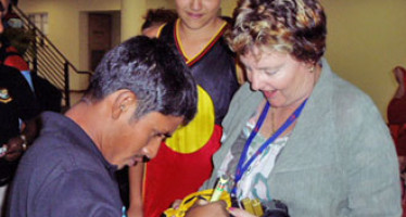 Bangladesh cricket team visited local Palmerston High School in Darwin, Chowdhury Sadaruddin reporting