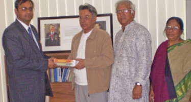 Book on Bangabandhu presented to Bangladesh High Commission