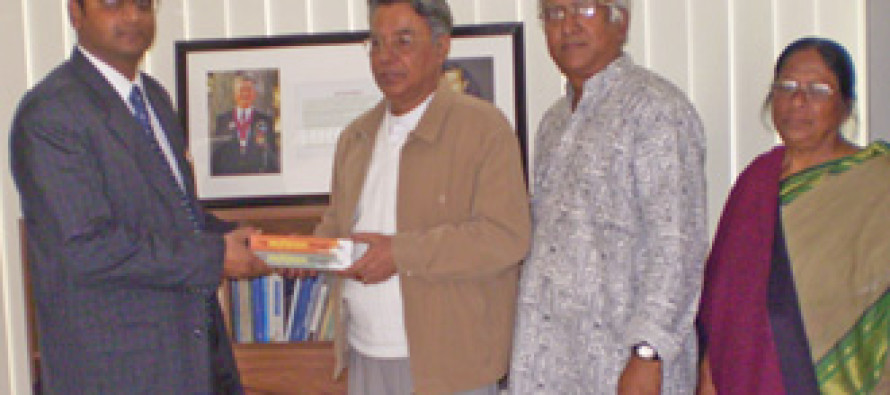 Book on Bangabandhu presented to Bangladesh High Commission