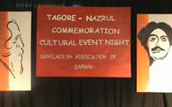 Video clip on Tagore-Nazrul Commemoration Cultural Event Night in Darwin