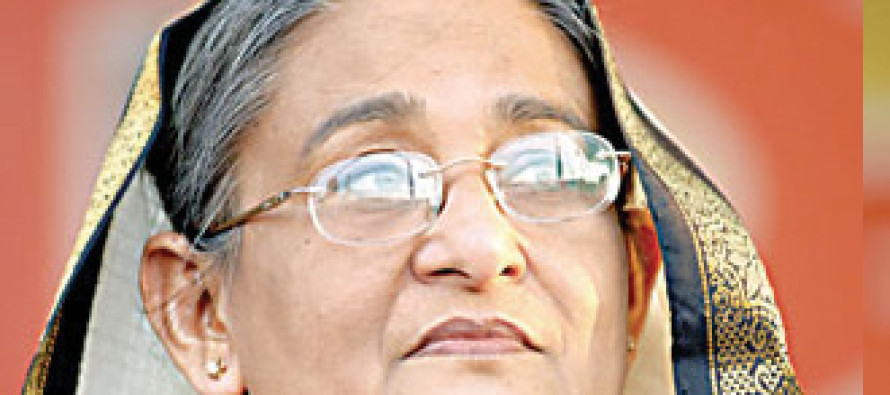 Is Sheikh Hasina harping on the same string?