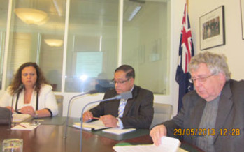 Bangladesh High Commissioner's briefing on ICTBD in the Australian Parliament