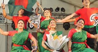 A dance troupe from Bangladesh performing in Canberra this week